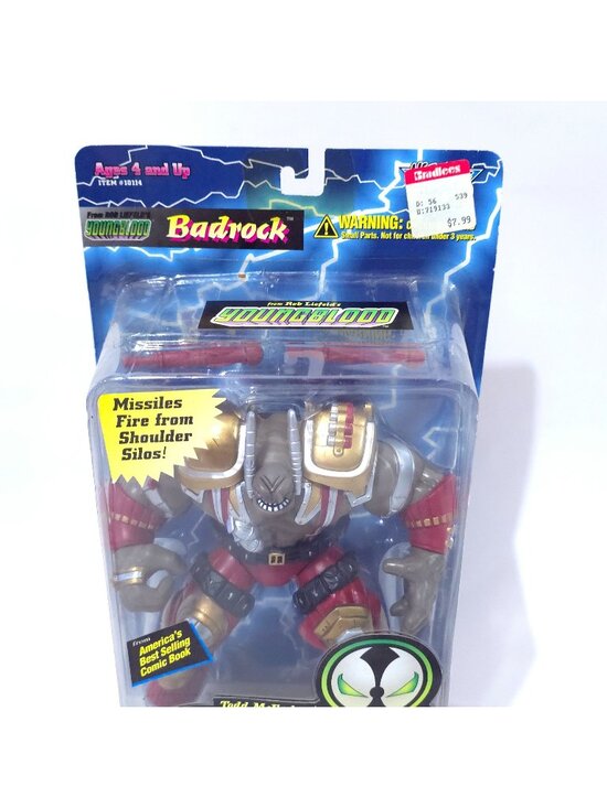 Mattel Other - Todd McFarlanes Spawn Badrock Figure Youngblood Series 2 1995 New In Box